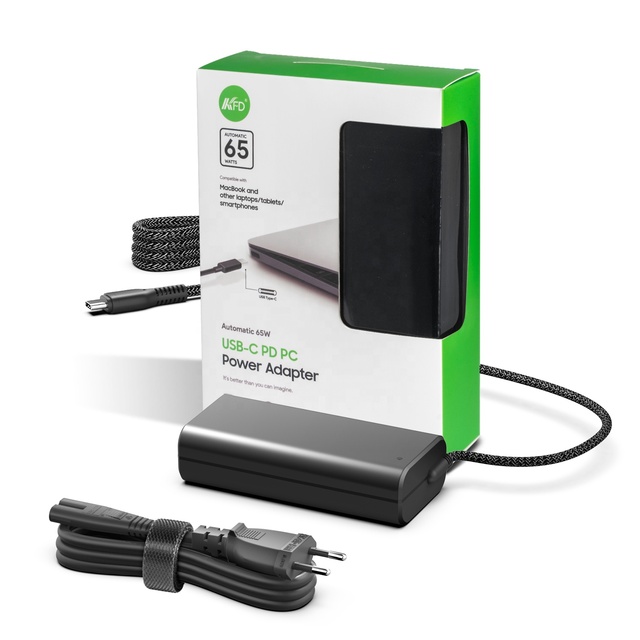 HKY 20V 3.25A USB C Charger 65W 61W Laptop TYPE-C Charger for Macbook HP DELL Lenovo CE CULus Power Adapter Supply