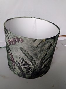 ผ้าคลุมโคมไฟทรงกระบอกพิมพ์ลายดิจิตอลแบบทันสมัยงานแฮนด์เมดใช้ในร่ม - Product Image 3