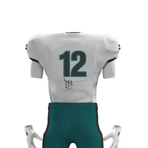 Uniforme de football américain pour hommes de haute qualité conçu sur mesure dernier style unisexe équipe porter des techniques imprimées courtes pour le sport - Product Image 6