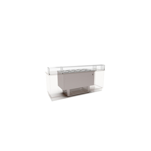FRAMEC DOLCE VITA 10 IN-3 Vitrine Réfrigérée à Glaces avec Cuillères Intégrées, Tubes Cylindriques 10+10, 1442 x 710 x 1007 mm - Product Image 1