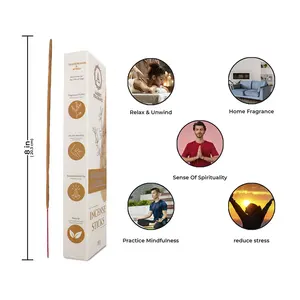 กำยานทำมือออร์แกนิกและธูปหอมไม้หอมที่หอมยาวนานสำหรับการทำสมาธิและผ่อนคลาย - Product Image 3