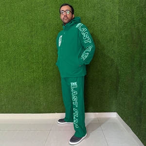 Ensemble de survêtement 2 pièces unisexe en coton 100 % de qualité supérieure, léger, à capuche, avec logo imprimé, style streetwear, pour l'hiver 2026 - Product Image 2