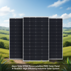 Panel Solar Monocristalino PERC Alpex Solar de 575W, Grado A, Alta Eficiencia, Sistema Solar Industrial - Product Image 3