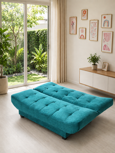 Sofá Cama Tufted Velva Tosca Convertible Tapizado para Sala de Estar, Habitación de Invitados, Apartamento, Hotel - Fabricante de Sofás - Product Image 3