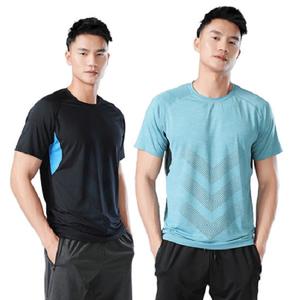 T-shirt athlétique à manches courtes pour homme, respirant et grande taille, pour la course à pied - Product Image 4