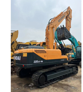 Excavadora hidráulica usada Hyundai HX220 de 22 toneladas, motor Cummins, peso operativo de 20 toneladas, incluye bomba de engranajes de motor - Product Image 4