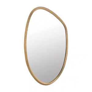 Top Trending <b>Gold</b> Finished <b>Wall</b> <b>Mirror</b> Modern Fancy Style Luxury Home Accent Decorative <b>Wall</b> <b>Mirror</b>. - Product Image 1