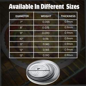 Wholesale Manufactured Wholesale Aluminum Flat Mesh <b>Pizza</b> Coupe <b>Tray</b> Kitchen <b>Baking</b> Tool for Oven <b>Baking</b> & Bakeware Cookware - Product Image 6