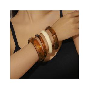 Stylish Waterproof Resin Bangles for Ladies Custom Colors Smooth Polish Lightweight Jewelry for Festival Party Wear Available - Product Image 3