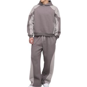 ชุดวอร์มโอเวอร์ไซส์สุดเทรนดี้ พิมพ์โลโก้ตามสั่ง สำหรับสตรีทแวร์ผู้ชาย ชุดวอร์มยอดนิยมสำหรับฤดูหนาว ระบายอากาศได้ดีที่นูรัก - Product Image 1