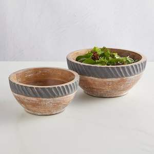 Bol à mélanger pour ustensiles de cuisine Bols de service en bois et bambou écologiques Bol de vaisselle réutilisable avec logo personnalisé - Product Image 4