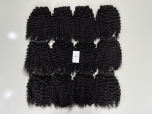 Meilleures ventes de paquets de cheveux crus bouclés birmans 100% paquets de cheveux crus vietnamiens à cuticules alignées vendeur prix de gros - Product Image 3