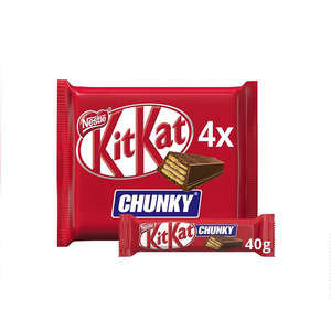 Meilleure vente Nestlee Kit Kat Chunky Cookies Barre de gaufrettes à la crème 38g X 24X12-Gaufrette au chocolat de qualité supérieure avec biscuits crémeux - Product Image 1