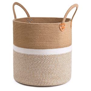 Nature s Essence Handwoven Jute & Cotton Baskets The Timeless Weave Series for Home and Hotels Woven Technics - Product Image 1