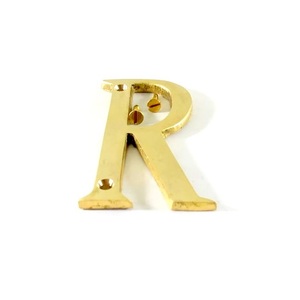 Letras del Alfabeto de Latón de la Mejor Calidad con Letras Decorativas para Decoración Tradicional del Hogar, Hoteles, Restaurantes y Exhibiciones de Eventos - Product Image 1