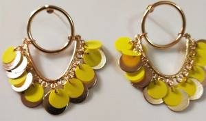 Pendientes colgantes de gota hechos a mano con diamantes de imitación de cristal con cuentas de flores de moda Vintage de alta calidad para mujer - Product Image 5