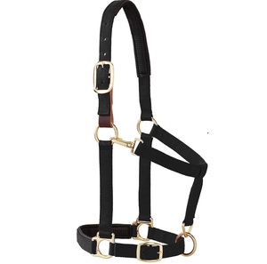 SAISHAS sillín inglés caballo Halter Durable Nylon acolchado Noseband fuerte cuero personalizado Hardware cómodo para uso diario - Product Image 1