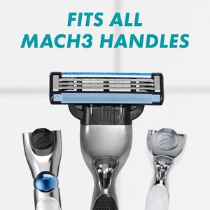Recharges de rasoir Gillette Mach3 pour hommes, 4 recharges de lames de rasoir (lot de 2) - Product Image 2