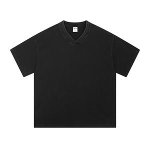 2025 Custom Logo Unisex Oversized Drop Shoulder T-Shirts 100% Cotton Heavyweight High Quality Batik Vintage Wholesale for Men - Product Image 2