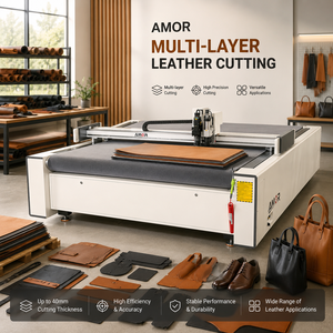 Cortadora de Cuero Digital Automática de Alta Precisión con PLC y Motor para Zapatos y Bolsos de Cuero Genuino 380V/220V - Product Image 3