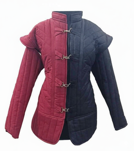 Veste Gambeson Médiévale en Coton Épais Rembourré à Manches Longues, Manteau Aketon pour Cosplay Renaissance, Festivals Historiques, Style Pâques - Product Image 5