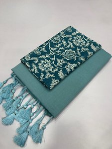 Bandana de patrón floral de seda de algodón Mul étnico de diseñador recién lanzado para uso étnico - Product Image 2