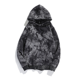 Custom Wholesale Men's Winter Cotton Fleece <b>Tie</b> <b>Dye</b> <b>Hoodie</b> with Embroidered Logo Breathable Pullover Sports Wear - Product Image 4