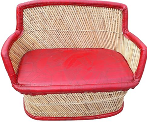 Juegos de sofás esquineros modernos, muebles de jardín de mimbre de 2 plazas, sillas de bambú, silla cómoda portátil ligera, sofá - Product Image 6