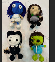 Mignon Halloween Crochet Amigurumi Poupées Porte-clés pour Cadeaux de Vacances