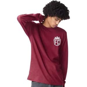 Camiseta Clásica de Manga Larga para Hombre, Cuello Redondo, Ajuste Casual, Color Sólido, Uso Diario, Camiseta Básica - Product Image 5