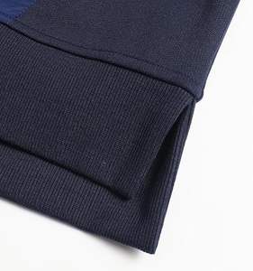 Sweat à capuche à manches longues bleu bijou pour hommes Pull en coton décontracté avec cordon de serrage et poche pour les sports d'hiver - Product Image 6