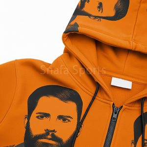 Wholesale Price Premium Good Quality <b>Men's</b> Asali-Printed Hoodies Streetwear Asali-Printing Zipper <b>Hoodie</b> For <b>Men</b> - Product Image 5