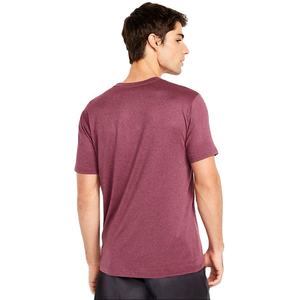 เสื้อยืดโพลีเอสเตอร์สำหรับผู้ชายเสื้อคอกลมระบายอากาศได้น้ำหนักเบาเสื้อยืดกีฬาวิ่งเข้ายิมแบบลำลองงาน OEM - Product Image 2