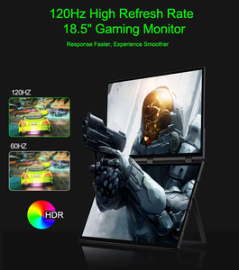 Pannello 15.6 doppio \ "& 18.5 \" IPS <span class=keywords><strong>Touch</strong></span> <span class=keywords><strong>Screen</strong></span> LCD <span class=keywords><strong>monitor</strong></span> interfaccia portatile tipo C fabbrica Oem/Odm triplo Extender schermo portatile - Product Image 5