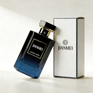 Botella de <span class=keywords><strong>Perfume</strong></span> de Vidrio de Lujo Negra con Pulverizador, 30ml 50ml 100ml, Única, Transparente con Tapa, Venta al por Mayor - Product Image 3
