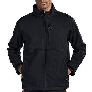 Chaqueta Softshell Impermeable con Cierre de Cremallera y Puños Ajustables, Ligera, de Secado Rápido, para Deportes, Correr, Senderismo y Lluvia - Product Image 1