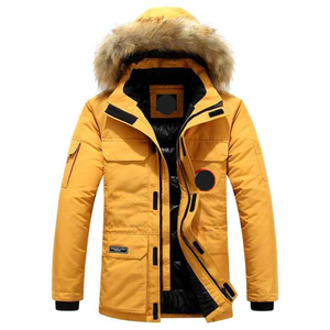 Chaqueta a prueba de viento para hombre, chaqueta acolchada ligera y resistente al agua de ajuste relajado para hombre, chaqueta de invierno - Product Image 3