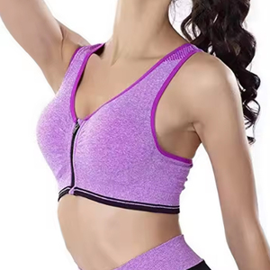 Soutien-gorge de sport à fort impact confortable et de soutien pour femme conçu sur mesure pour la course à pied à usage sportif respirant fabriqué au Pakistan - Product Image 4