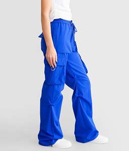 high quality Breathable Casual High Waist Elastic Casual Hip Hop Out Wear Streetwear Cargo <b>Pants</b> Women Trousers <b>pant</b> - Product Image 4