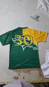 Derniers t-shirts à manches longues décontractés personnalisés en jersey spandex de coton teints à l'immersion pour hommes col en O broderie imprimée logo tricoté - Product Image 4