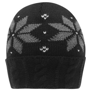 Gorro cálido de invierno con patrón de punto, gorro de Jacquard de Color personalizado, gorro con logotipo personalizado impreso, gorros de alta calidad - Product Image 2