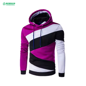 High Quality 100% Cotton Fleece/French Terry Thick Blank Plain Heavyweight Regular Fit Unisex <b>Hoodies</b> No <b>String</b> Logo Plus Size - Product Image 3