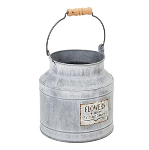 custom wall mounted flower <b>pots</b> garden accessories galvanized metal balcony <b>herb</b> decoration hanging planter - Product Image 3