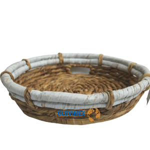 Haute bonne qualité jonc de mer Jute plateaux ensemble Table servant artisanat plateaux maison durable tissé sûr cuisine plateau organisateur - Product Image 2