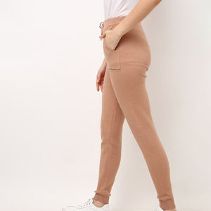 Pantalones Deportivos para Mujer, 100% Algodón, Impresión de Logotipo Personalizada, Ropa Urbana, OEM - Product Image 2