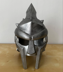 Maximus gladiador casco batalla daño disfraz Cosplay griego Sparta antiguo romano Corintio acero - Product Image 1