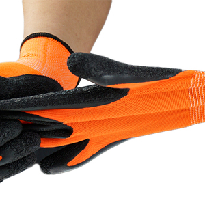 Nitrile résistant aux gaz et à l'huile alcaline acide, gants de sécurité industrielle robustes entièrement enduits, manchette de sécurité imperméable en nitrile bleu - Product Image 3