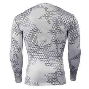 Nueva llegada multifuncional personalizado impreso Rash Guard de alta calidad de manga larga Rash Guard para hombres - Product Image 3