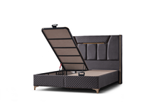 Designers européens populaires lit de luxe simple Double King size/queen size meubles de chambre à coucher lits en tissu