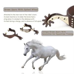 Éperons Western Rowel, éperons de cowboy, éperons de randonnée, équipement d'équitation robuste, éperons d'équitation confortables à la vente - Product Image 4